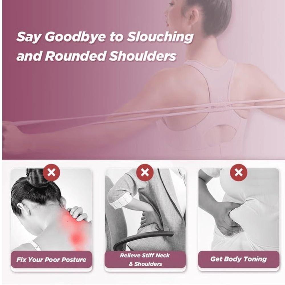 2026 Upgraded Figure 8 Silicone Resistance Band 35LB, Quick Rebound Exercise Band for Yoga Pilates Home Gym