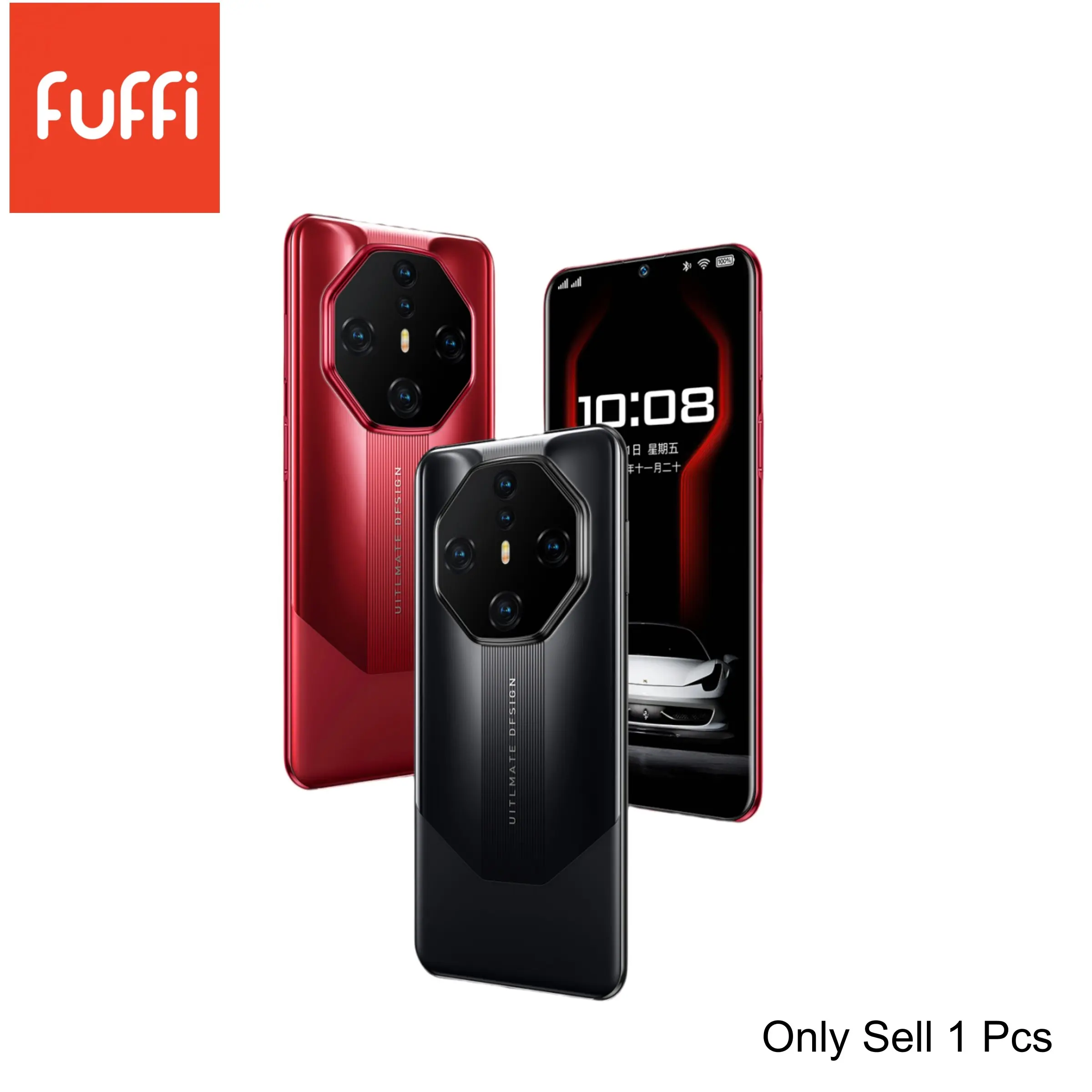FUFFi-Smartphone, 4G Network, 4+128GB ROM, Expandable Memory, 6.53-Inch HD Display, Dual Sim, 4000mah Battery, 16mp Camera