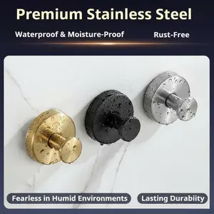 Stainless Steel Suction Cup Hooks No-Drill No-Damage Vacuum Suction Hooks Kitchen Bathroom Bedroom Essentials Clothes Hooks Towel Hooks Organiser