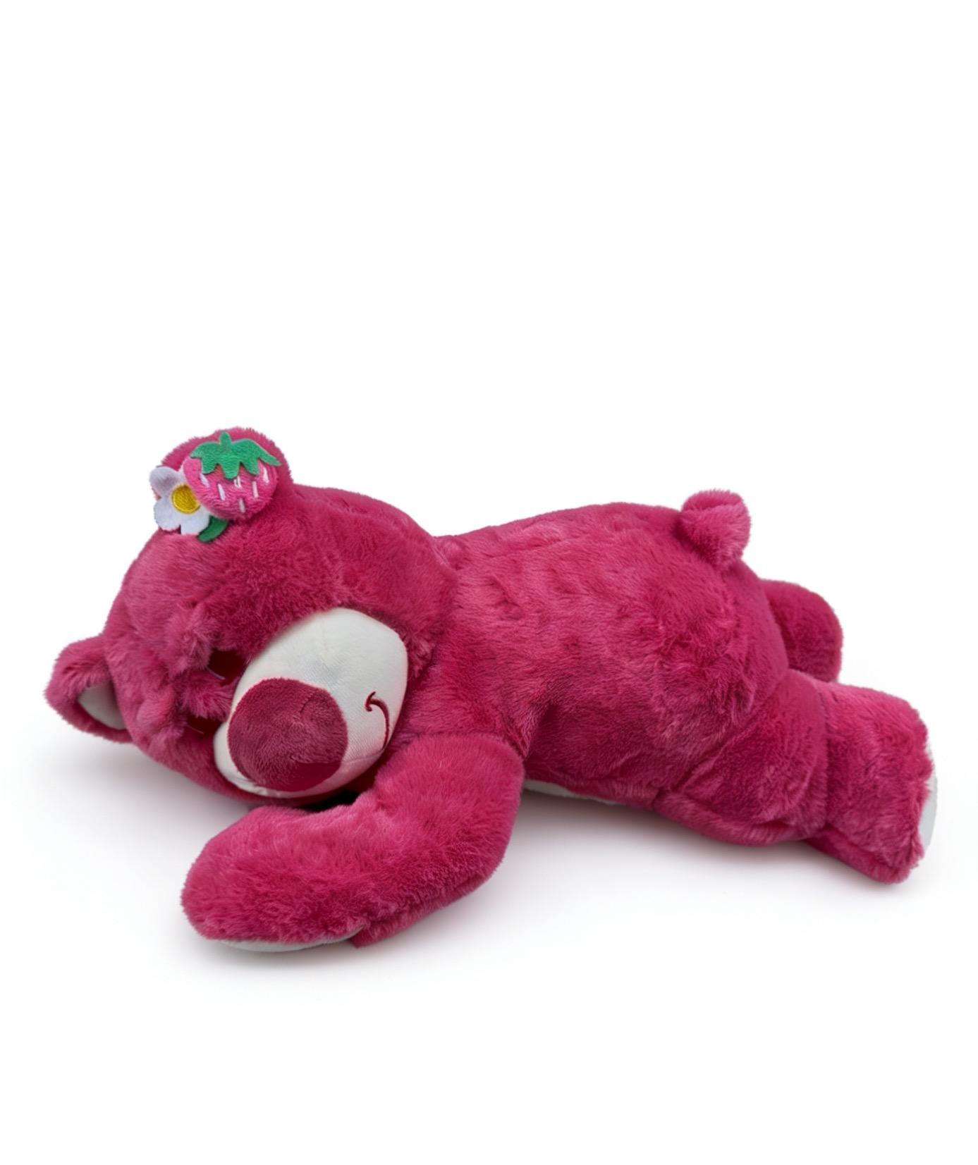 This 40cm Strawberry Bear plush toy is so soft and cuddly, perfect for sleeping in.It's the perfect size and a favorite toy for kids, making it the best Easter gift.