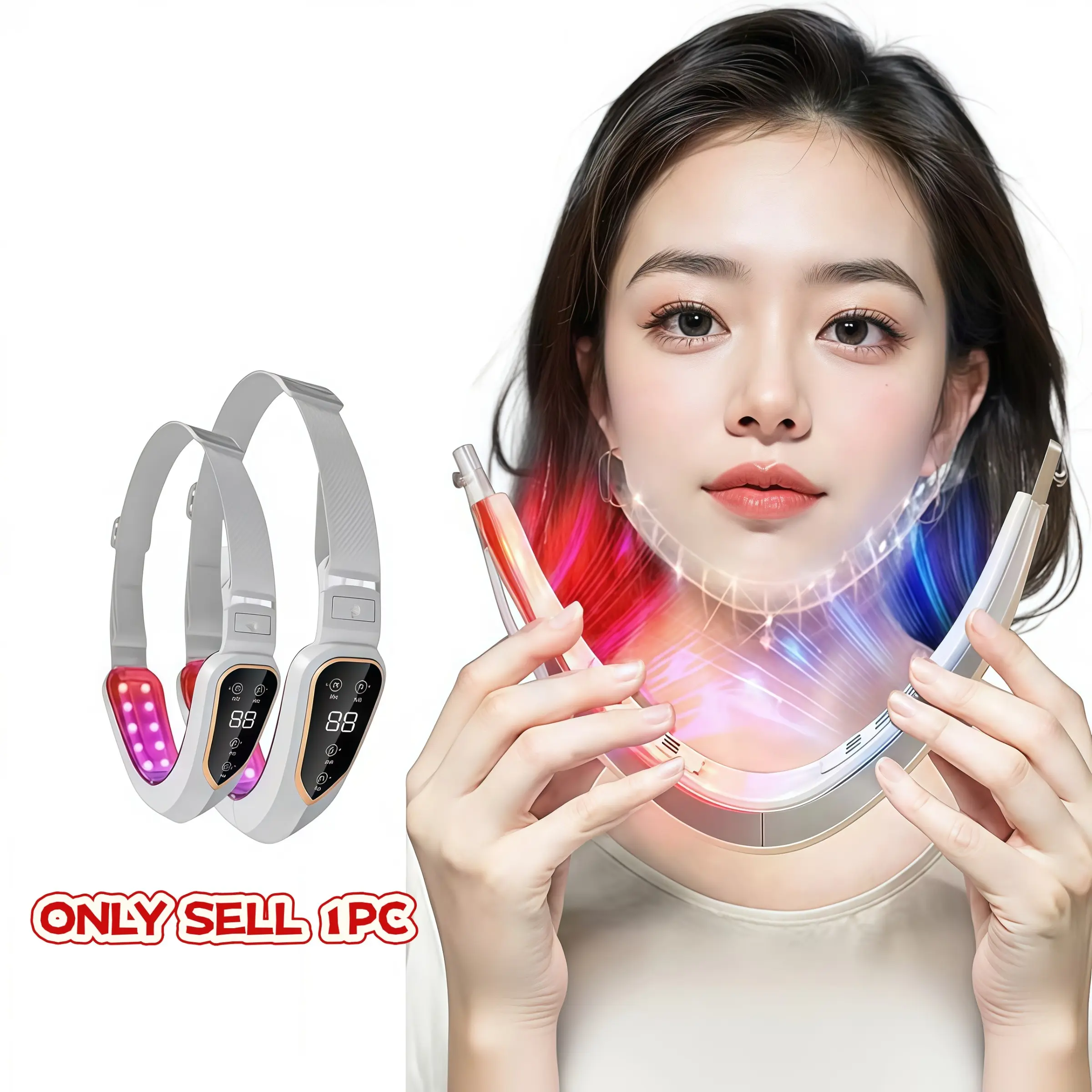 5 Modes 12 Intensity Levels, Dual Chin Remover, Smart Lifting Tightening Device, Women's Skincare, Beauty Device with Beauty Instrument, Facial Care Tools, Facial Sculpting Tool