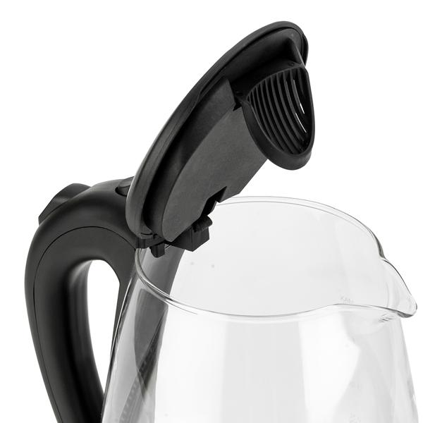 HD-1857-A 110V 1200W 1.8L Electric Glass Kettle US Plug