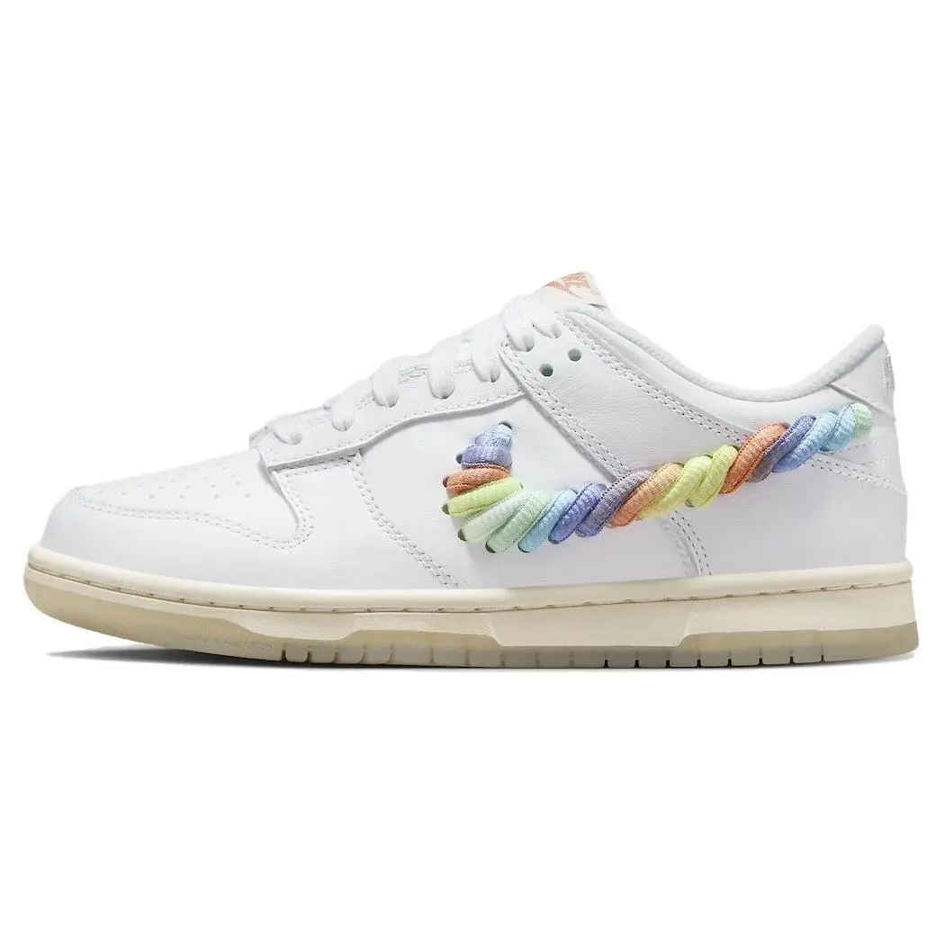 Nike Dunk Low GS 'Rainbow Lace Swoosh' FN4861-100