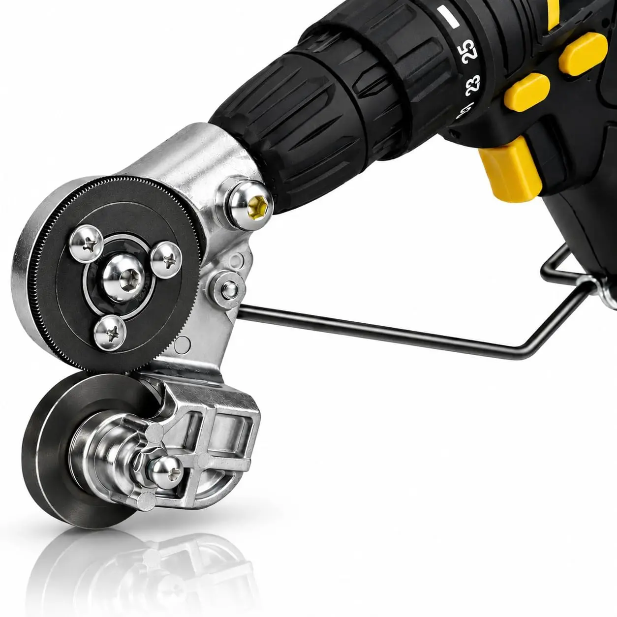Nibbler Sheet Tool for Aluminum Copper Iron Electric Shears Fast Cutting Anti Jam Reverse Function Duty Powered Tool