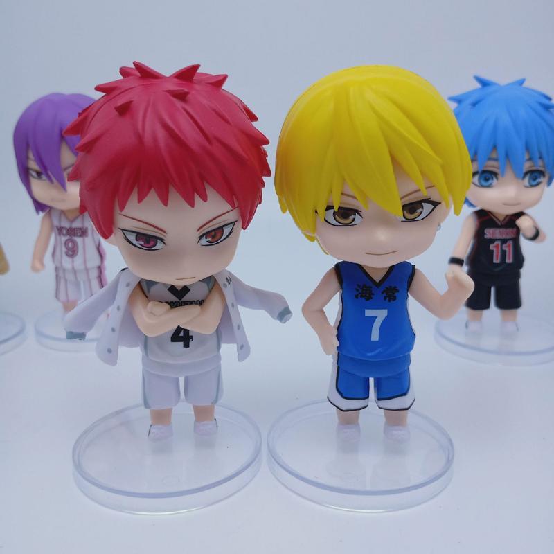 Full Set Anime Kuroko's Basketball Action Figure Kuroko Tetsuya Kagami Taiga Takao Kazunari Model Figurine Toy Boys Gift Pendant