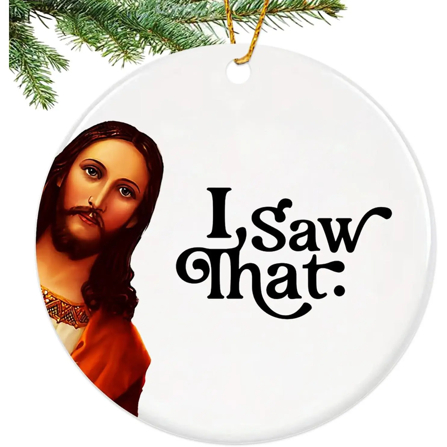 I  that  Ornament 2026,Funny Christmas Ornaments for Adults Exchange,Funny  Gifts for Christmas Tree