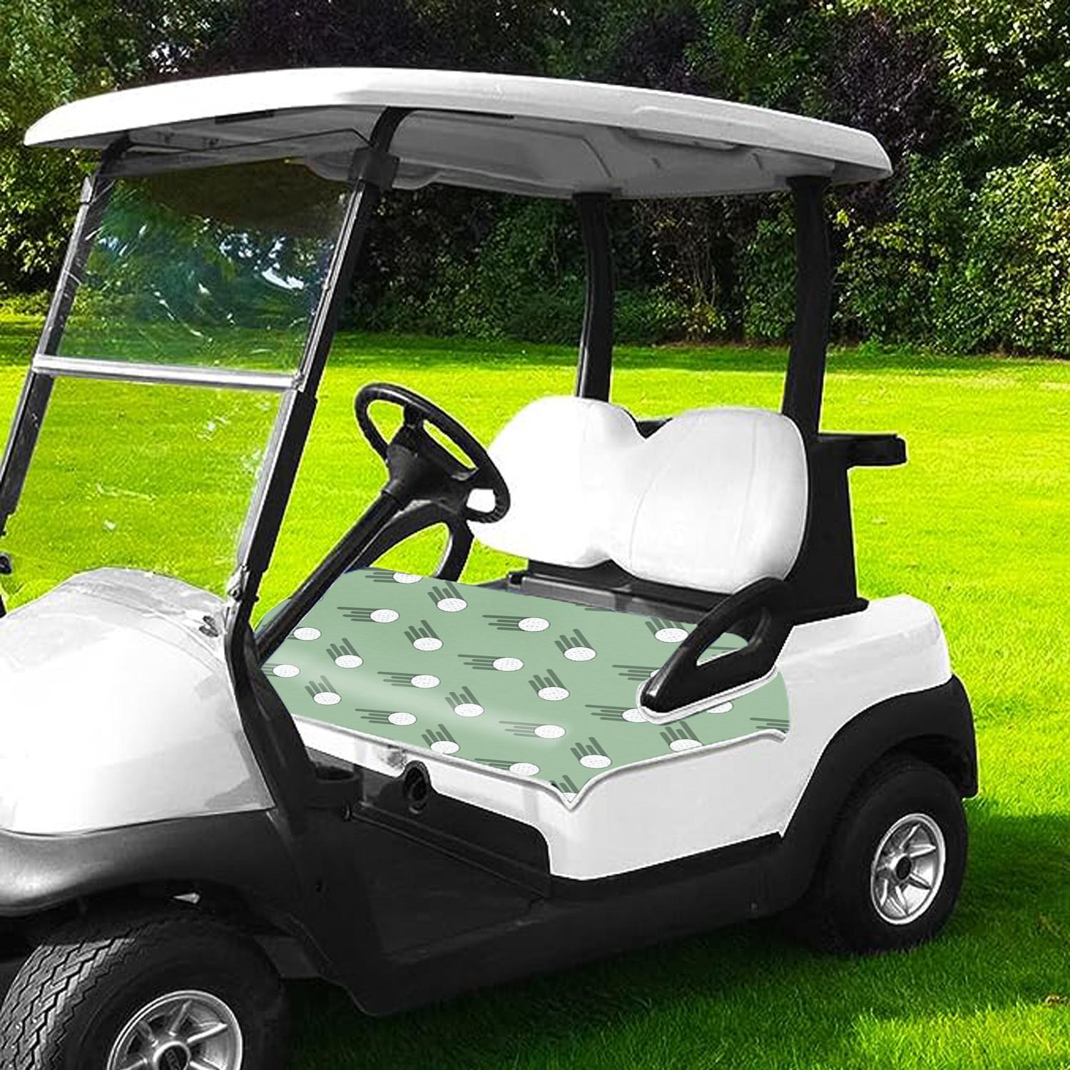 Golf Cart Seat Cover, Golf Cart Seat Towel Blanket with Holes, Super Durable & Soft, Easy Install and Clean, Suitable for Most EZGO, Yamaha & Club Car