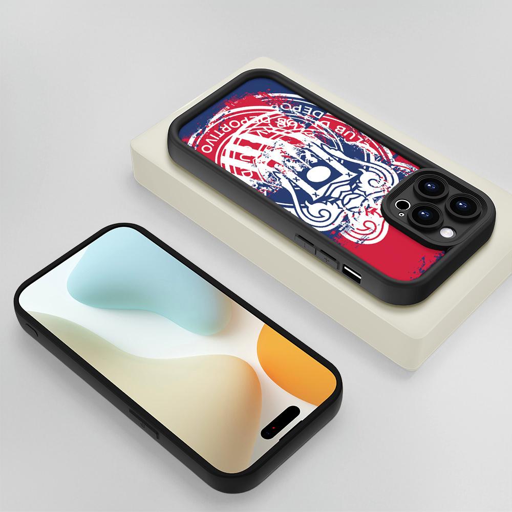 Mexican-Style Club Badge Art iphone Case.Camera Protection, Shock Resistance, And a Non-Slip Matte End. This Lightweight Luxury Design Features UV Printing And Is Compatible with iPhone 17 E Air Pro ProMax iPhone16 15 14 Plus 13 12 Mini 11 X XS XR