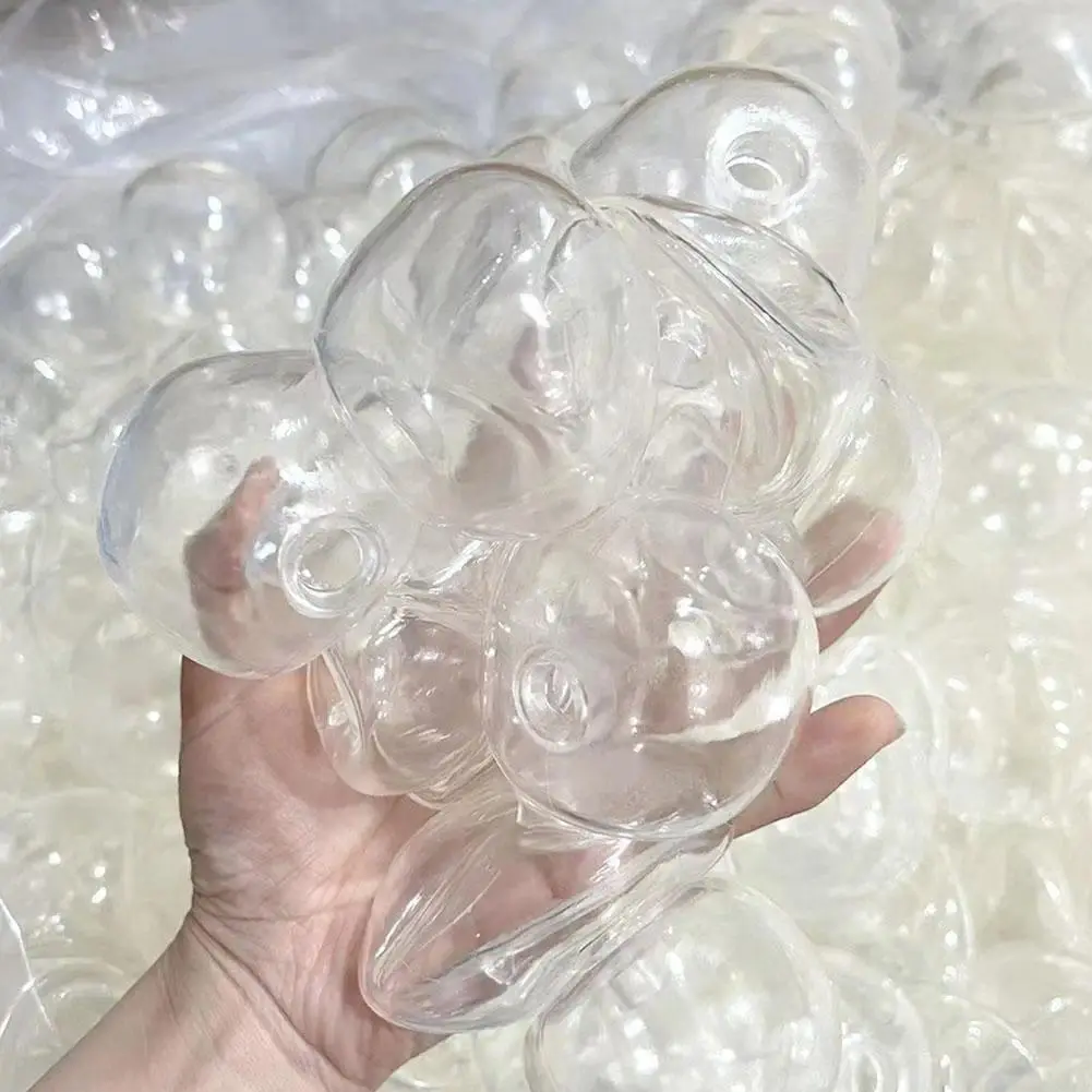 10pcs DIY Stress Ball Making Kit with TPR Skins & Fillers, Personalized Squishies Toys, Casual-Squeezy-Sensory Stress Relieving Tool for Anxiety Relief