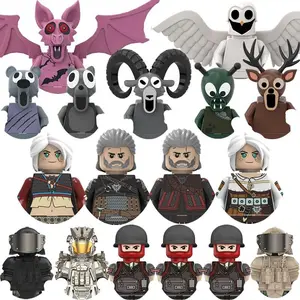 The Witcher FT24-27 Geralt Bricks For Toy Gifts Red Dead Redemption Building Blocks DIY Mini Actiion Figures For Christmas Gifts