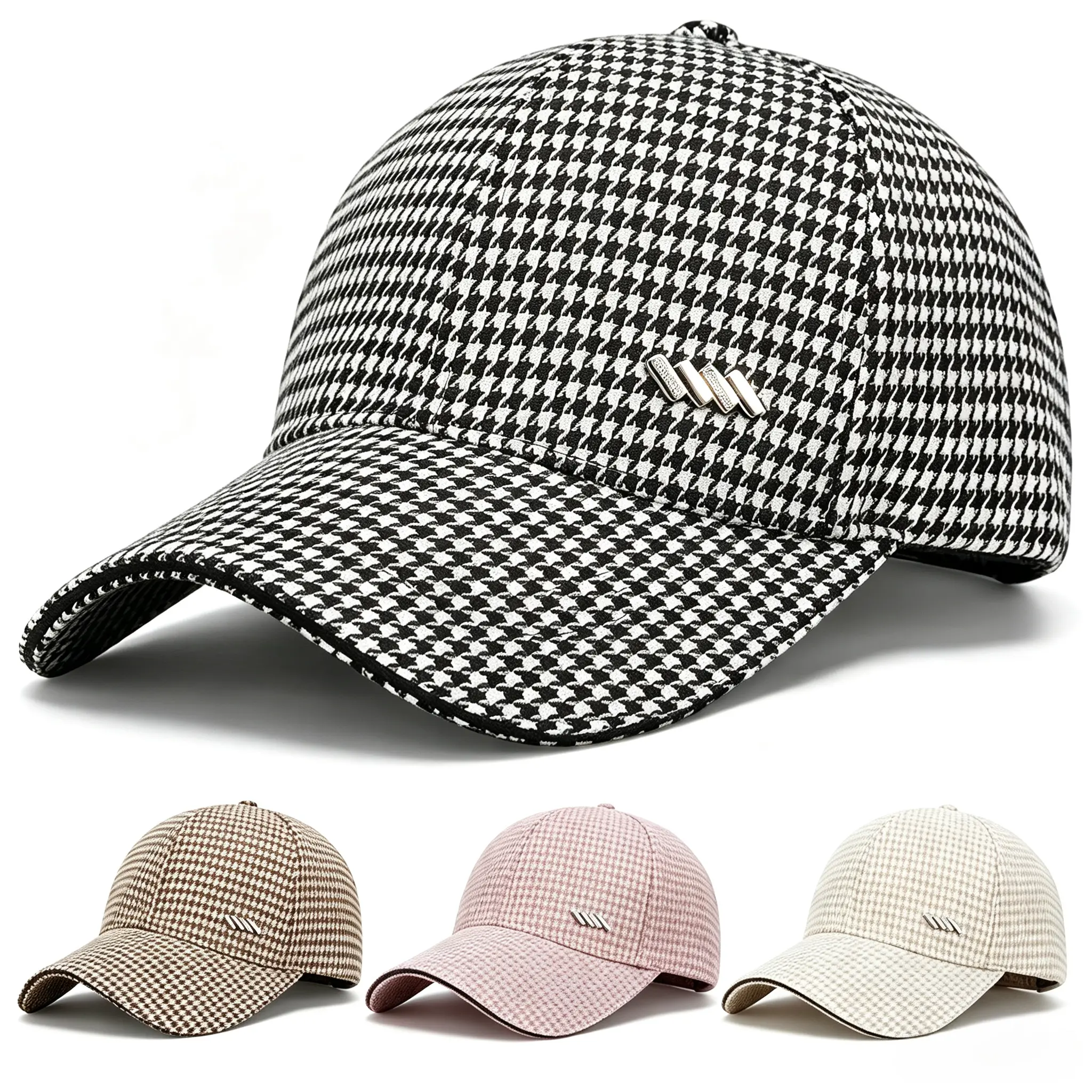 Unisex Wool Flat Cap, Retro Bird Print Newsboy Hat with Classic Peaked Design, Vintage Casual Fashion Accessory