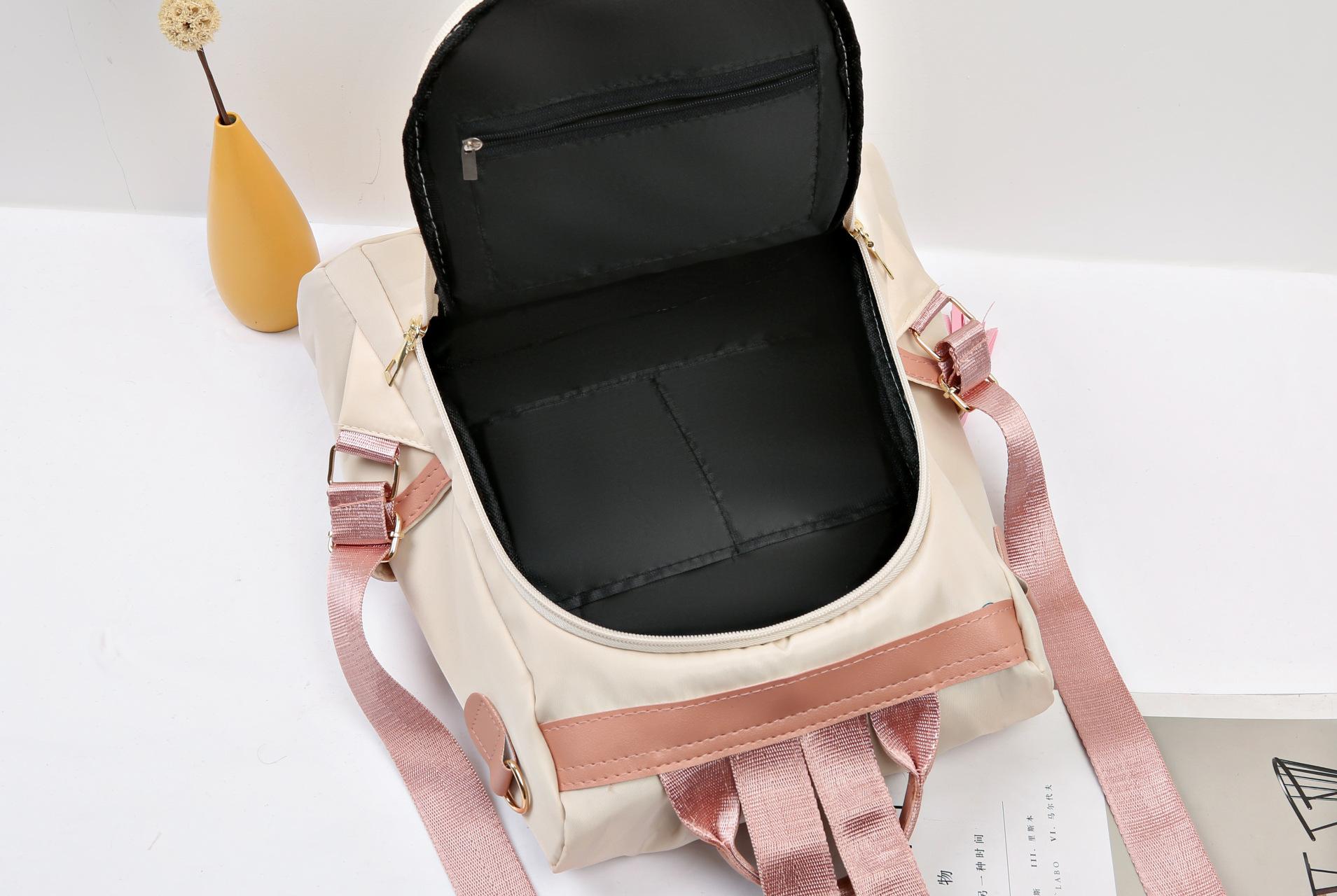 2026 New Korean Style Fashionable Versatile Anti-Theft Student Backpack for Women, Travel Canvas Backpack