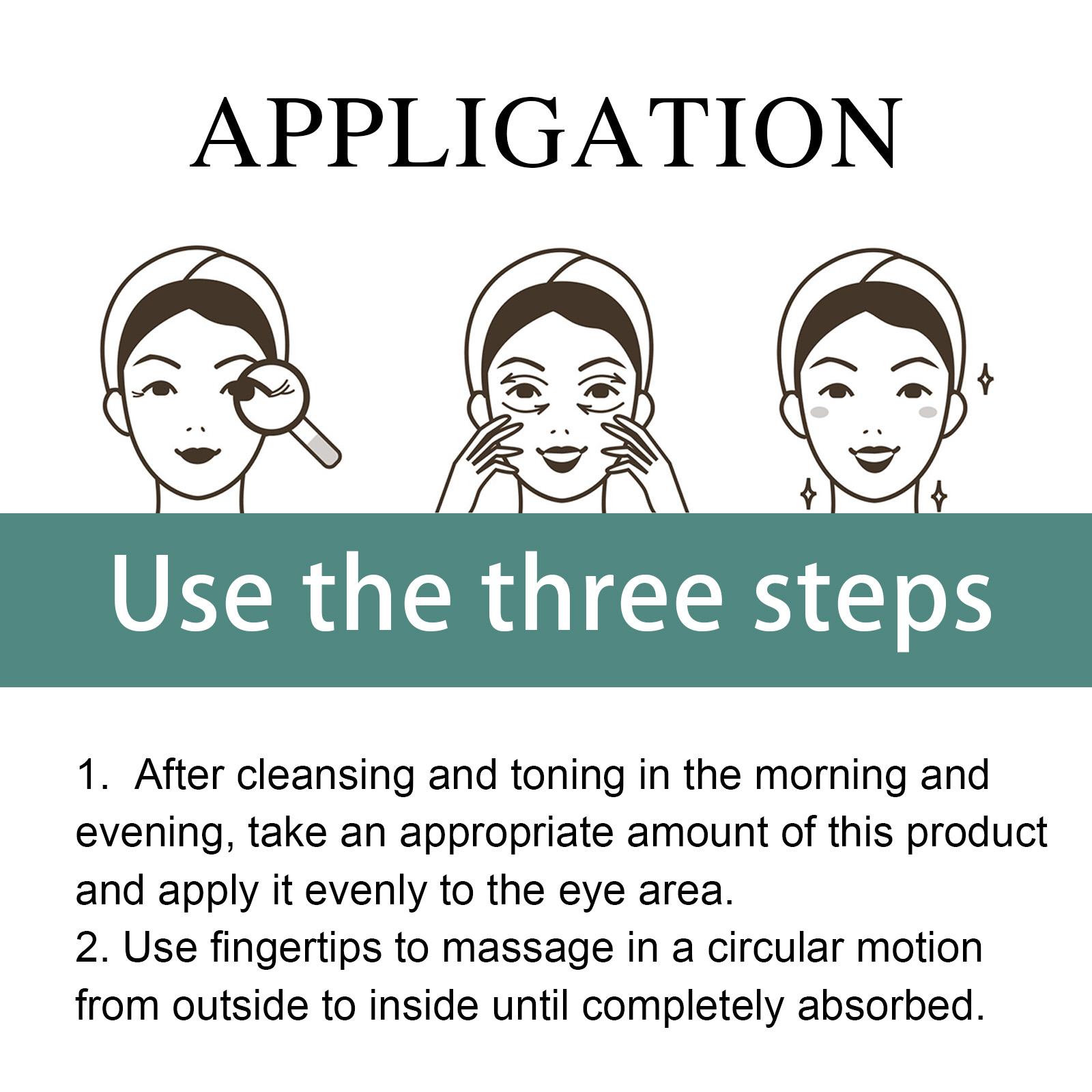 EELHOE Anti-Wrinkle Eye Cream Protects The Skin Around The Eyes And Reduces Dark Spots, Dry Lines And Fine Lines