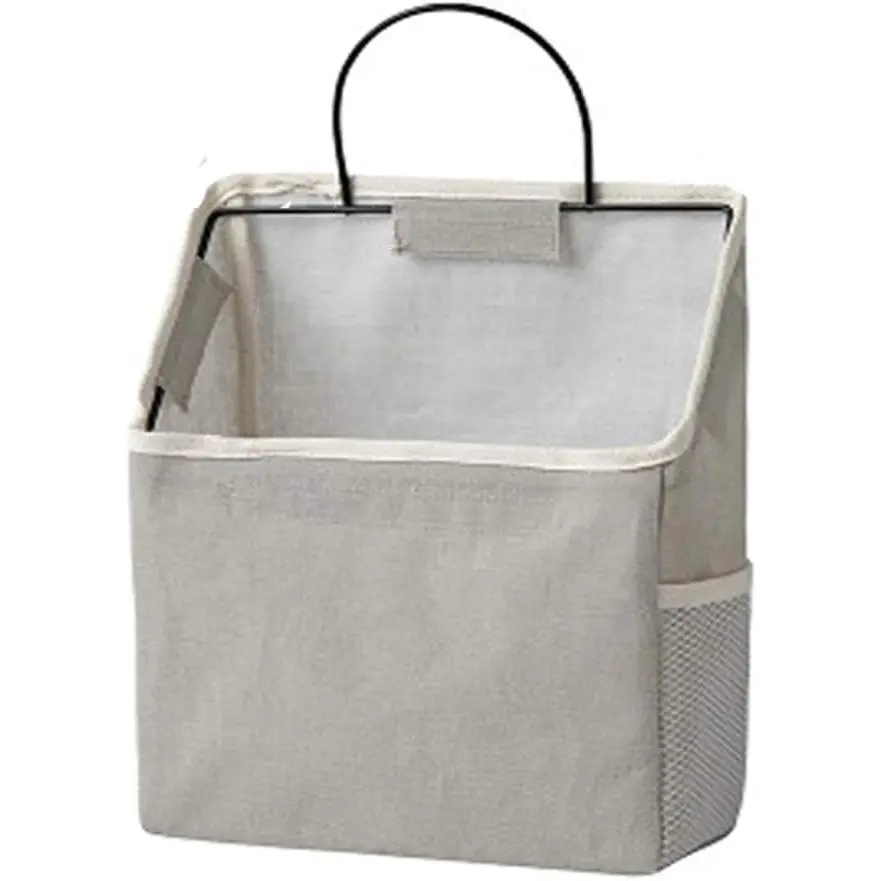 Wall  Storage Bag,  Over The Door Closet Organizer  Pocket Organizer for Bedroom, Bathroom, Linen  (Gray)