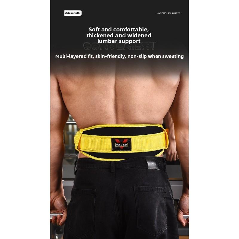 Men's Fitness Waist Belt, Squat Strength Training Universal Sports Belt, Pressurized Deadlift Weightlifting Belt