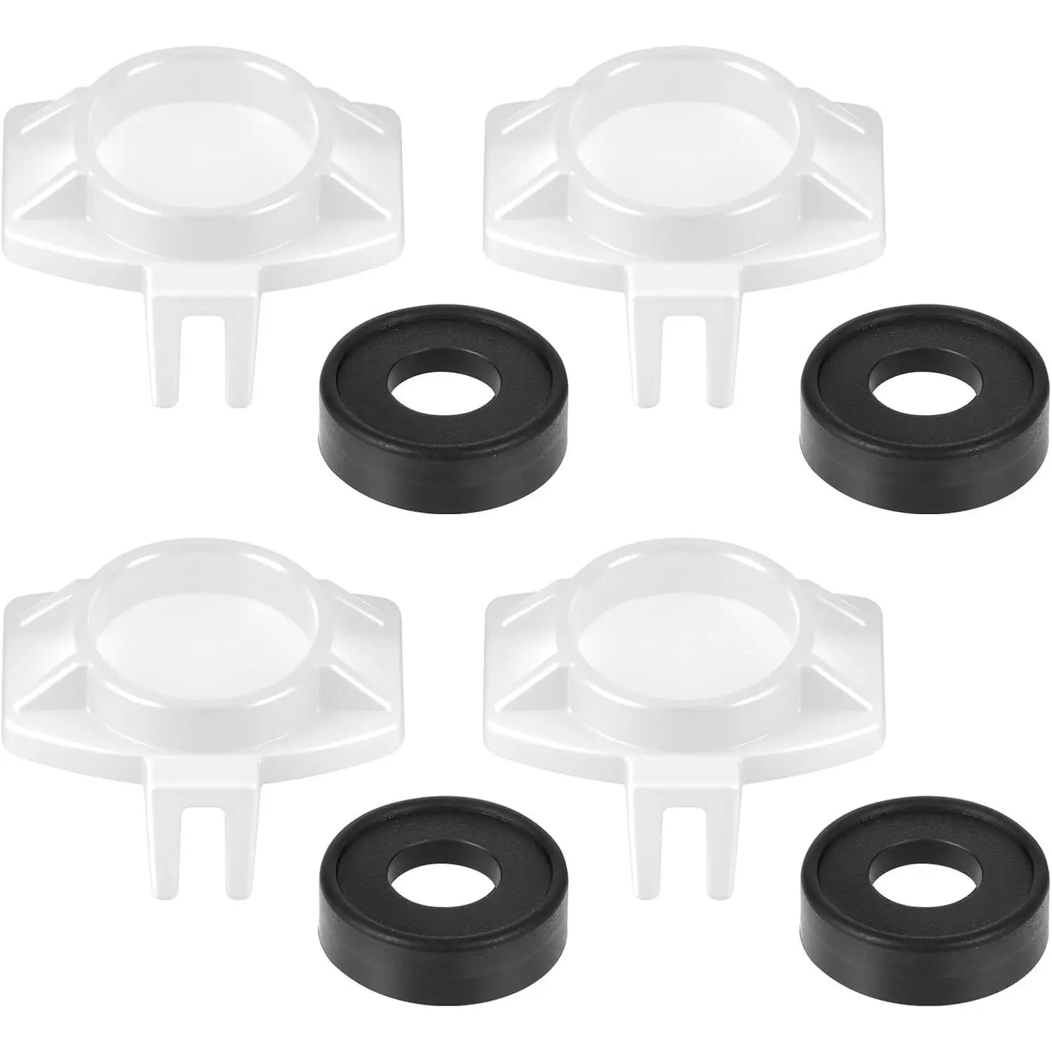 4-Pack 101237 Tub Spout Diverter Repair Kit - Cup Seal & Diverter Gate   Compatible with 3800 Series Bathtub Faucet, Shower Diverters Gasket Set for Bathroom Plumbing Fix