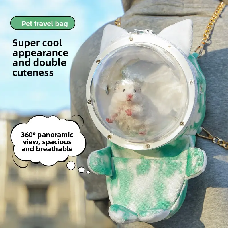 Carrier Bag for Sugar Gliders, Guinea Pigs, Squirrels, Budgies, Hedgehogs, Dwarf Rabbits; Warm‑keeping Pouch Cage for Small Pets