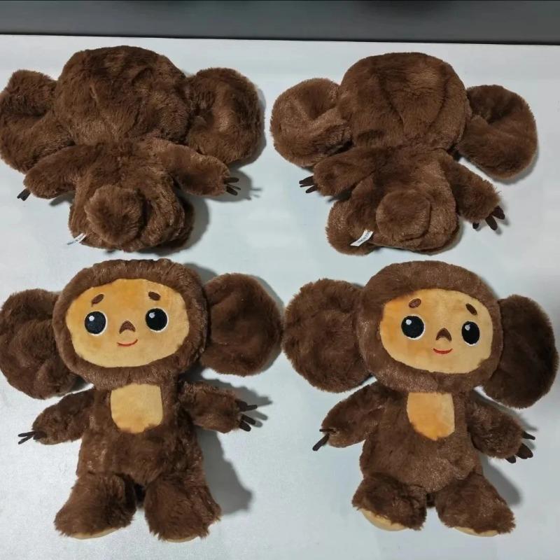 New Russia Anime Cheburashka Plush Doll Big Eyes Monkey Чебурашка Stuffed Plushie Appease Pillow For Kids Gifts