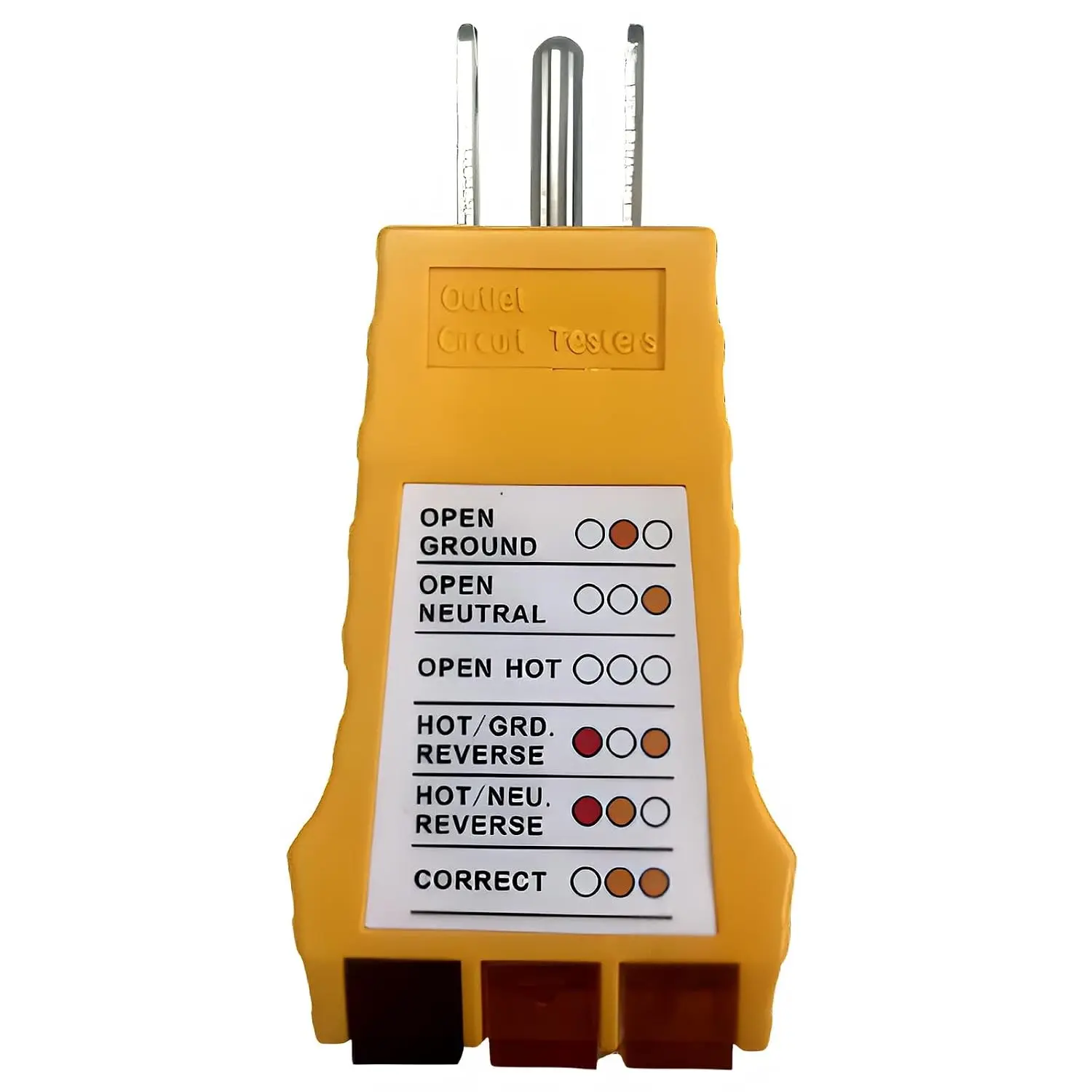 Outlet Tester, Socket Tester for Standard North American AC Electrical Outlets, Receptacle Tester for Plug Security Test