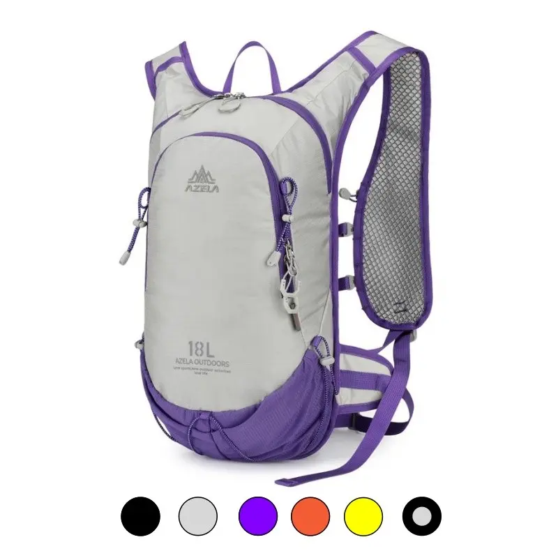 AZELA 18L Ultralight Hiking Backpack Breathable Mesh Backpack Waterproof Lightweight Daypack for Cycling Trekking Marathon Runningn Outdoor Travel Unisex