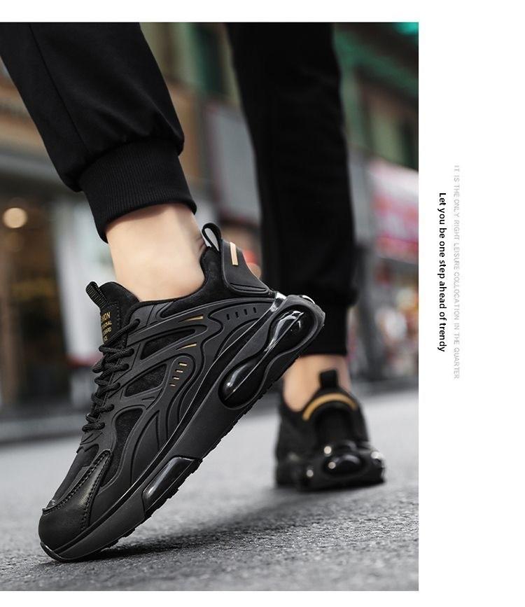 Men's Shoes 2026 Spring and Autumn New Breathable Shoes Men's Trendy Versatile Thick-Soled Casual Sports Shoes Mesh Dad Shoes