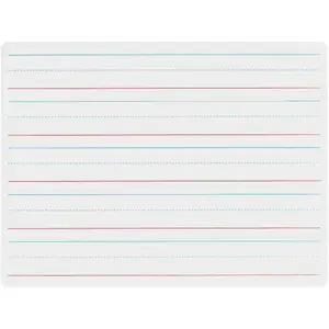 Single-Sided Lined Dry Erase Lapboard - 1-Pack 9x12 Rectangular Whiteboard, Portable Home Supply for Students, Enhances Learning