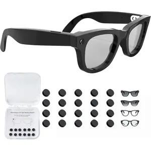 20Pcs LED Light Blocking Stickers Compatible with Ray-Ban Meta Wayfarer/Skyler/Headliner (Gen 2) & Oakley Meta HSTN Smart Glasses Accessories, Low-Tack Restickable Blackout LED Light Covers Sticker