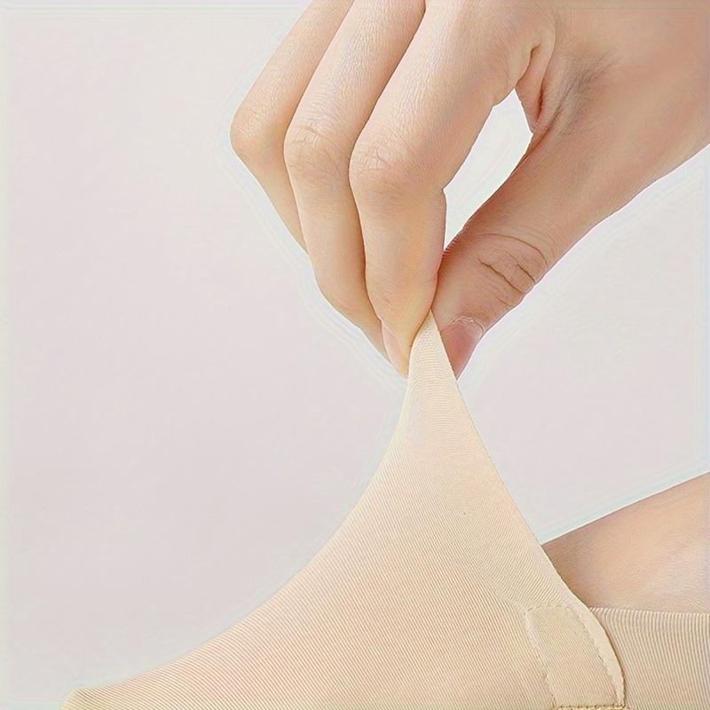 10 Pairs of Women's Invisible Socks - Comfortable, Breathable Polyester Short Socks with Sponge Bottom for Enhanced Grip and Stability, Smooth Knitted Fabric, Perfect for Casual Wear Womenswear Basic 10 Pairs of Women's Invisible Socks - Comfortable, Breathable Polyester Short Socks with Sponge Bottom for Enhanced Grip and Stability, Smooth Knitted Fabric, Perfect for Casual Wear Womenswear Basic