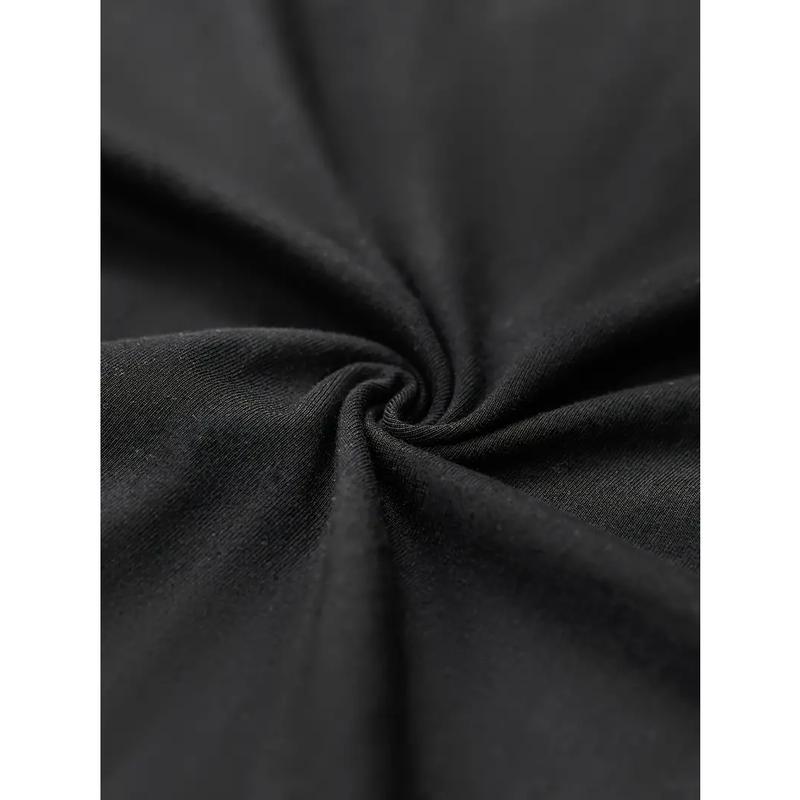 Women's Soft & Comfortable Graphic Tee Classic Black T-Shirt with Artistic "Tupac" Print Cross Necklace Design & Golden Lettering Perfect for Casual Attire