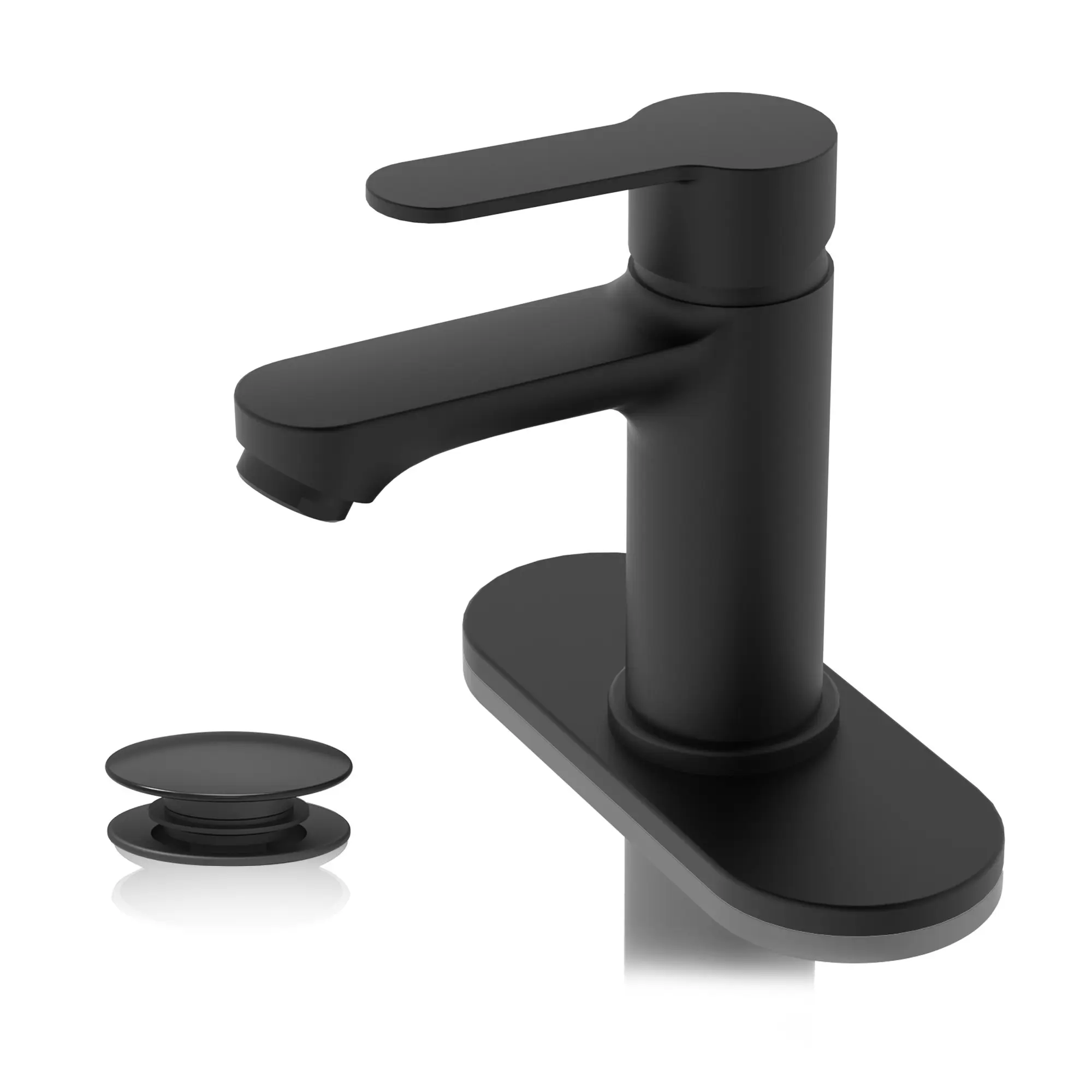 Belz Bathroom Sink Faucet, Lead-Free Material, Fits 1-Hole or 3-Hole 4-Inch Basin Installation, Durable and Reliable Design