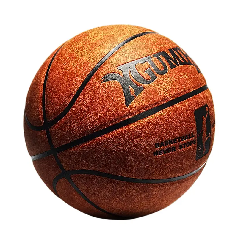 Standard 7-Point Basketball, Microfiber Composite Leather Basketball, Competition Training Basketball, Genuine Leather Feel, Indoor Outdoor Basketball