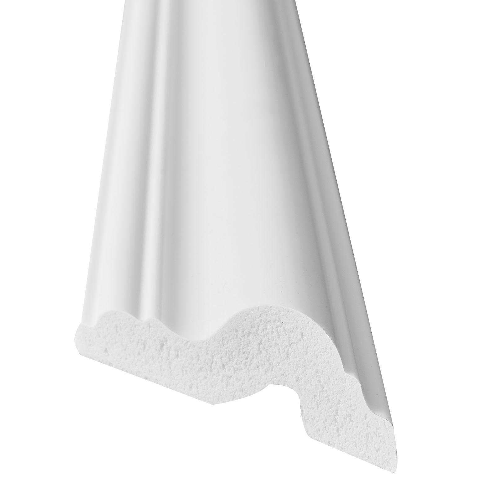 VEVOR Wall Molding 6 Pack, Wainscoting Panels Kit, Lightweight Paintable Polystyrene, Easy to Install, Waterproof Accent Wall Trim for Interior Décor Living Room, Bedroom, White (24x54 + 24x24 in)