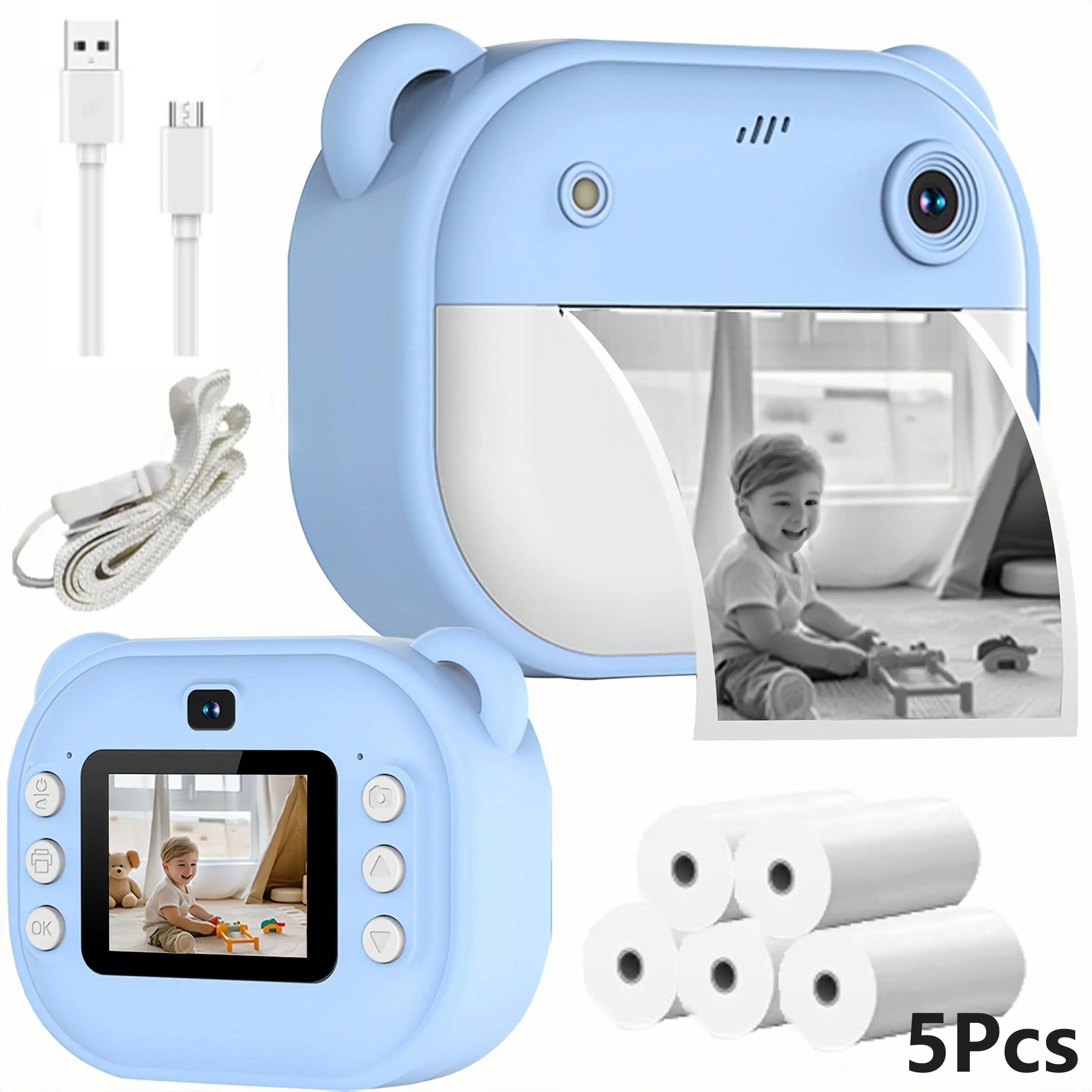 Polaroid Retro Artistic Portable Instant Film Camera - Easy-to-Operate Point-and-Shoot Camera with Lens, Selfie Capability for Gifting to Female Friends, Family Gatherings