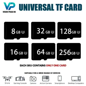 2026 Ultra Fast Transfer Micro SD TF Card, 160MB/s High Speed Reading, 4K UHD Video Supported, Waterproof Shockproof Tough Build, Multiple Sizes 8GB-256GB, Universal Fit Phone Camera Dash Cam Laptop Game Console