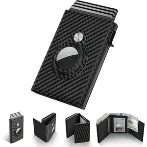 Wallet for Mens Smart Wallet Leather Card Holder Smart,Slim,Minimalist Wallet, Wallet 9-14 Card Capacity | ID Window | Cash Slot