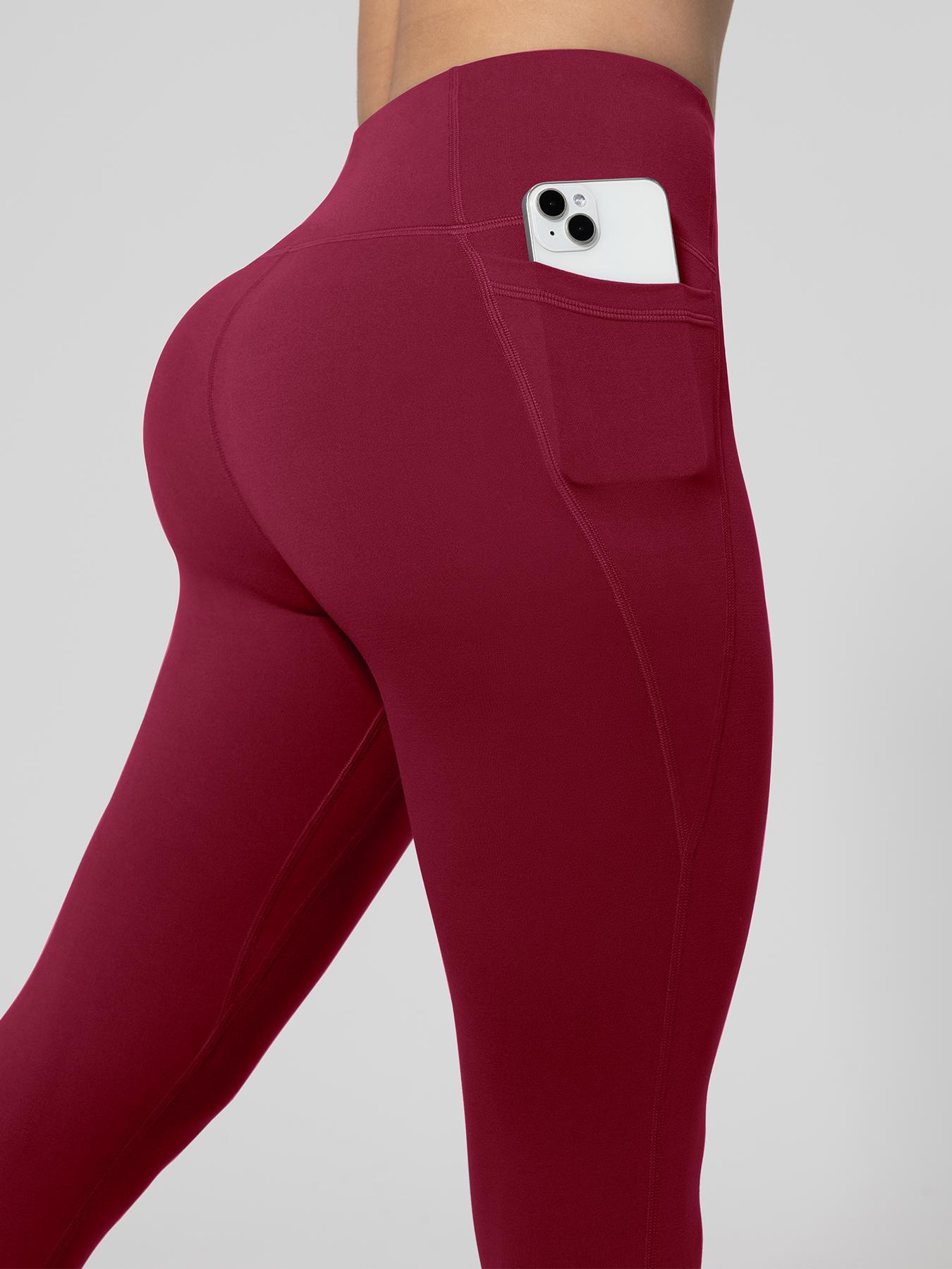 Women's Solid High Waist Sports Leggings, Gym Leggings, Breathable Comfortable Skinny Pants, High Stretch Yoga Leggings, Ladies Sportswear for Indoor Outdoor Wear