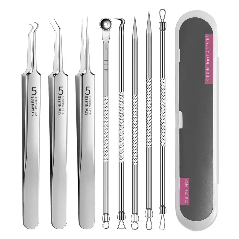 Stainless Steel Acne Clip, Professional Blackhead Needle, Beauty Makeup Tool Suite, Effective Acne Treatment, Durable Design