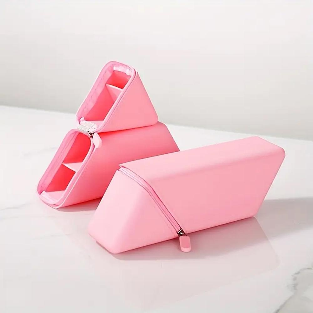 silicone pen holder, foldable large capacity expandable upright pencil case Pencil Bag for desktop office and study, portable and high-quality design, suitable for birthday gifts, Teacher's Day students, office use, Office supplies