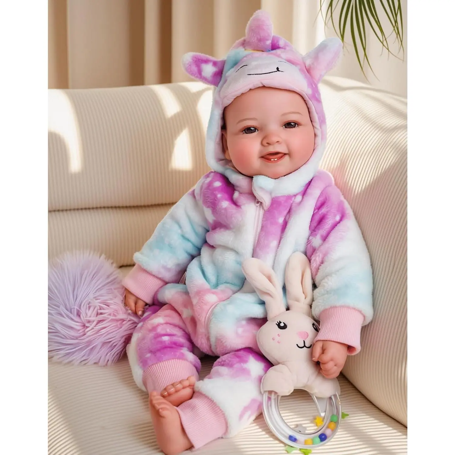 Baby Dolls, 17inch Large Realistic Cute Soft Body Baby Doll Real Life Baby Dolls with Accessories  3+ Year Old Girls Gifts, Pretend Play, Collection