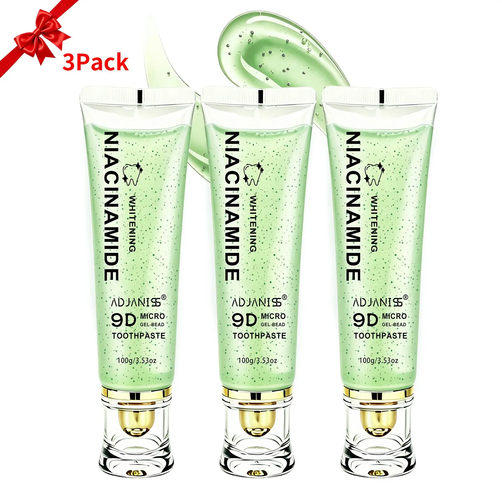 New Formula 9D Micro Particle Niacinamide Hydroxyapatite Toothpaste, Fragrant, Freshens Breath, Suitable for All, Daily Oral Care, Enamel Care Toothpaste