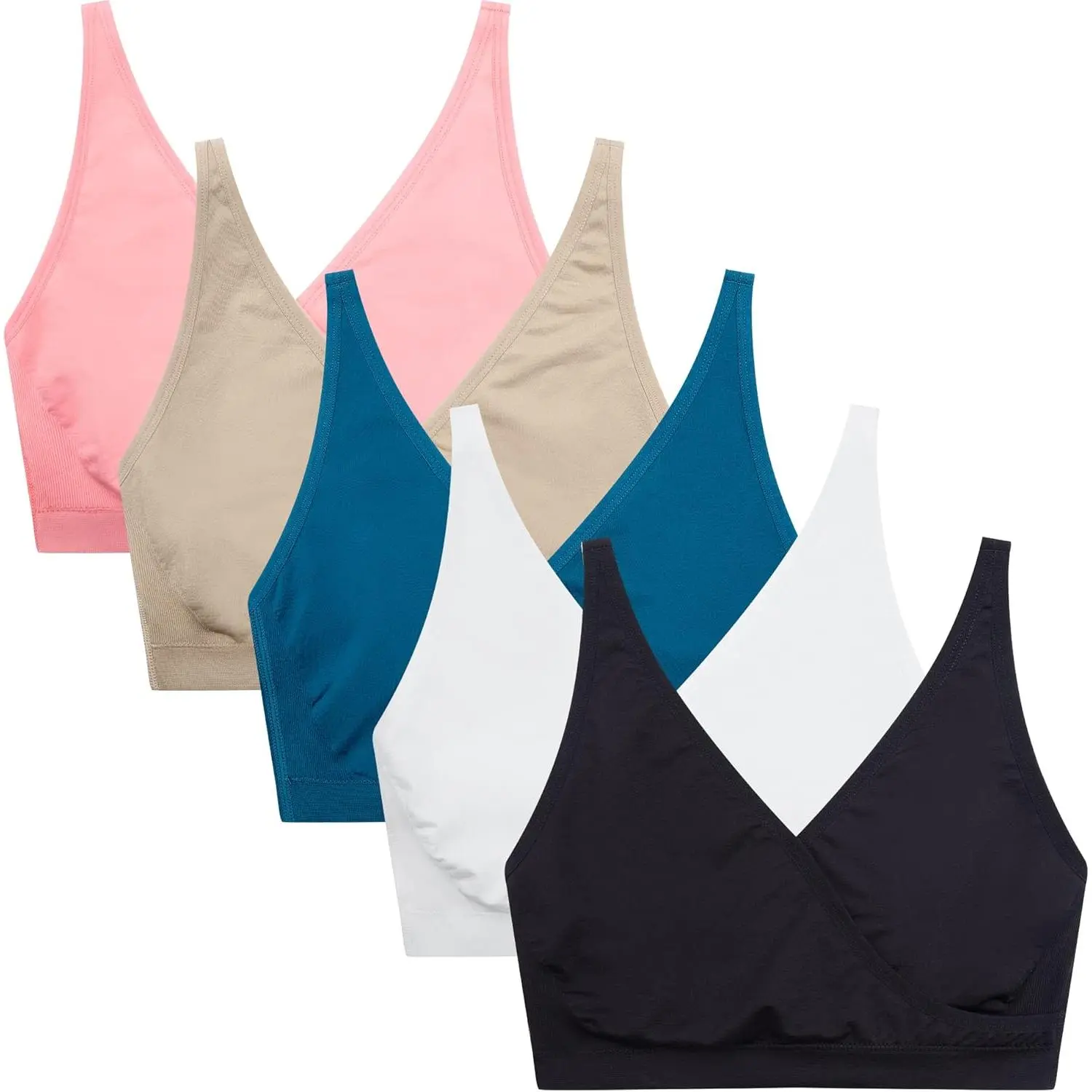 Black/Nude/White/Pink/Huntgreen