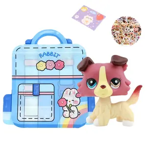 Lps Collie #1262 Statue, Blue Different Eyes, Mini Pet Shop Rare Collectible Figure, Birthday Christmas Halloween Gift
