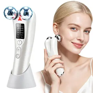 Rechargeable Electric Facial Massager, 8-Mode Facial Massager, Helps Enhance Skincare Product Absorption, At-Home Daily Skincare Device