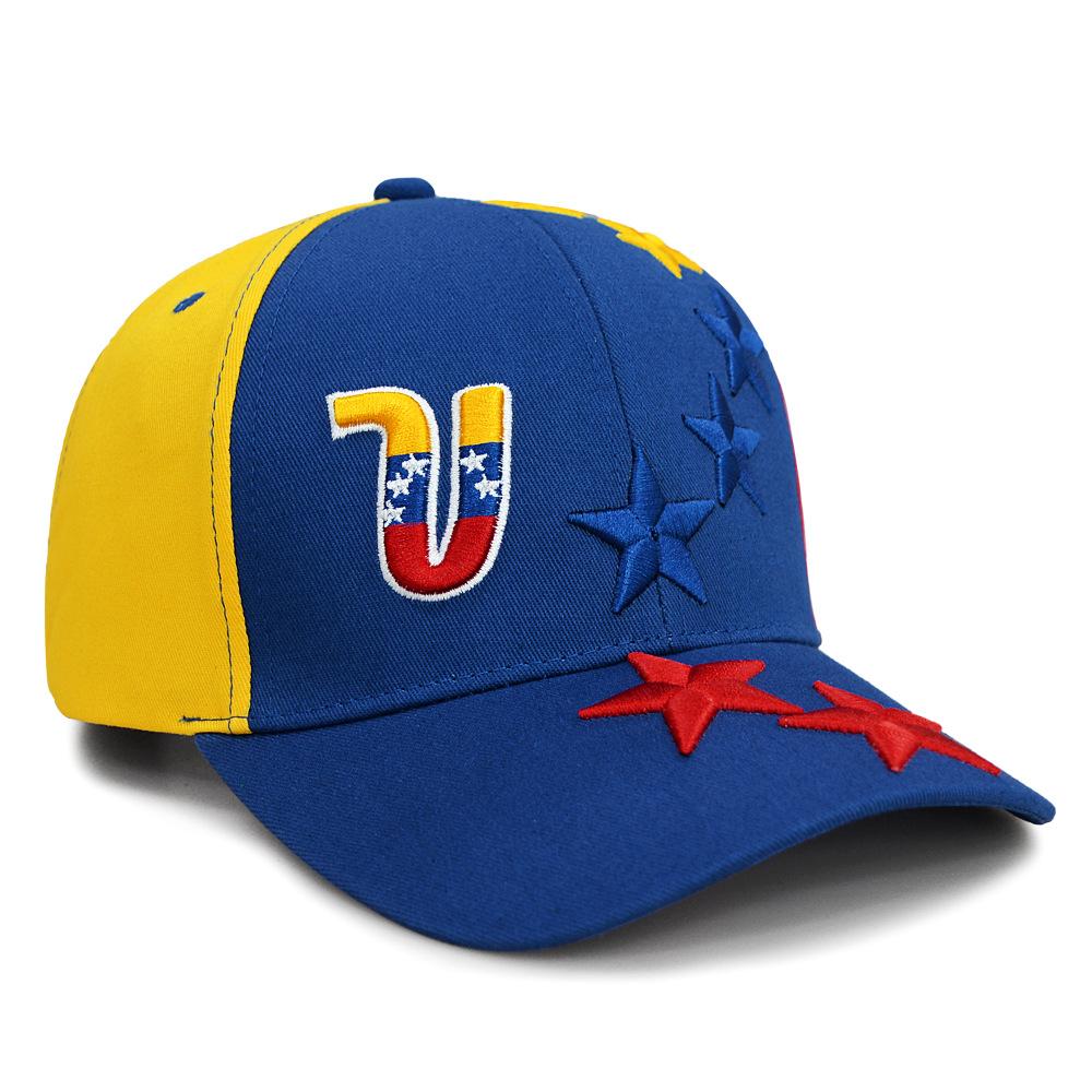 3D Embroidered Venezuelan Flag Baseball Cap| Adjustable Strap| Street Fashion Hat