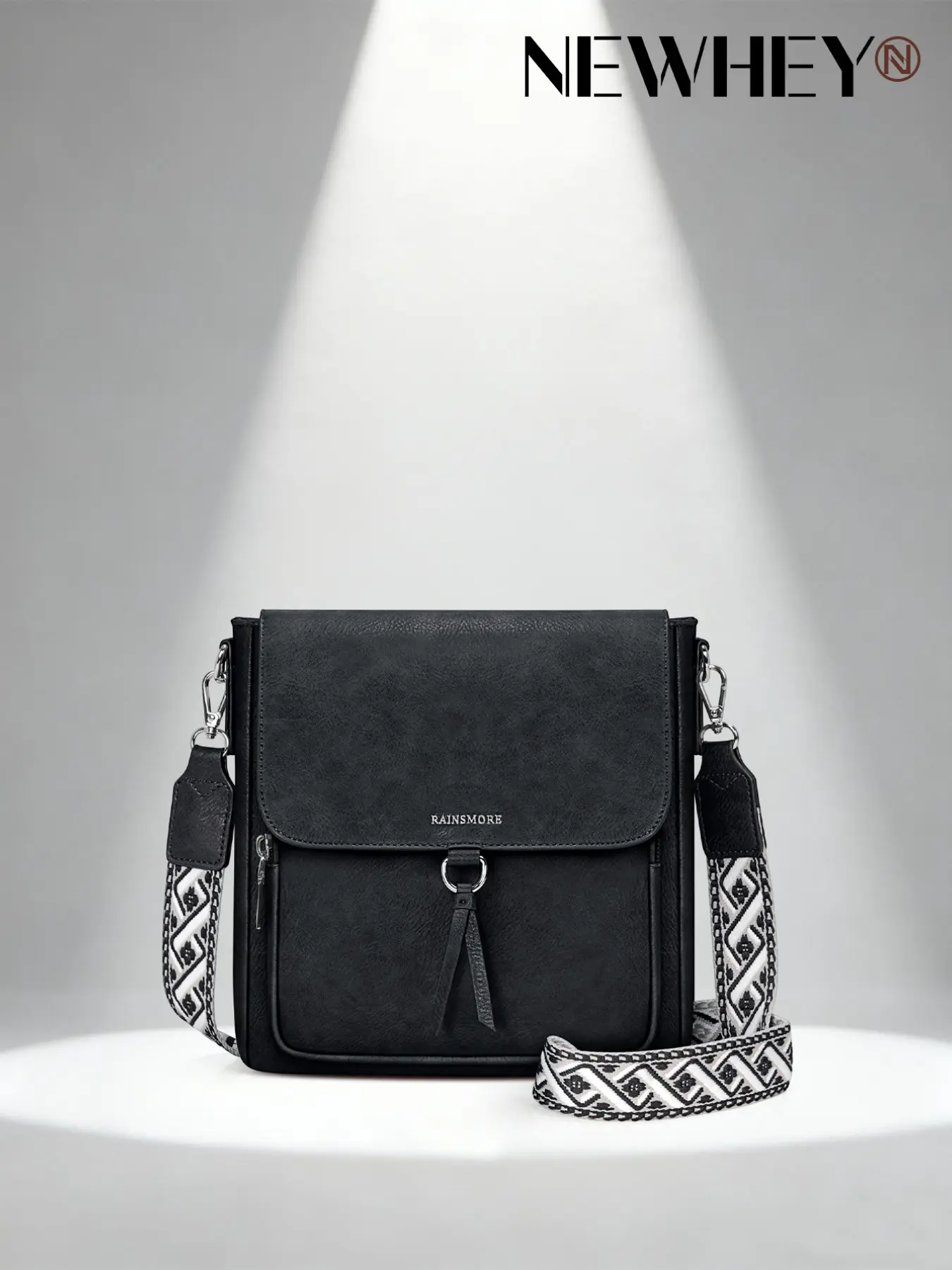 Medium PU Leather Crossbody Bag for Women, Adjustable Wide Strap, Solid Color, All Seasons, Ladies Shoulder Handbag