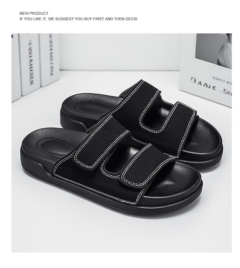 Men's Summer Slippers Outdoor Beach Sandals Breathable Anti - slip Sports Flip Flops High Trendy