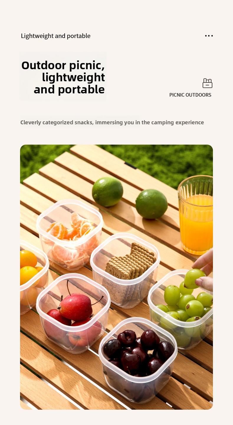 FaSoLa Refrigerator Storage Box for Scallions, Green Onions, and Coriander, Specialized Fresh-Keeping Box, Kitchen Food-Grade Sealed Box for Scallions, Ginger, and Garlic