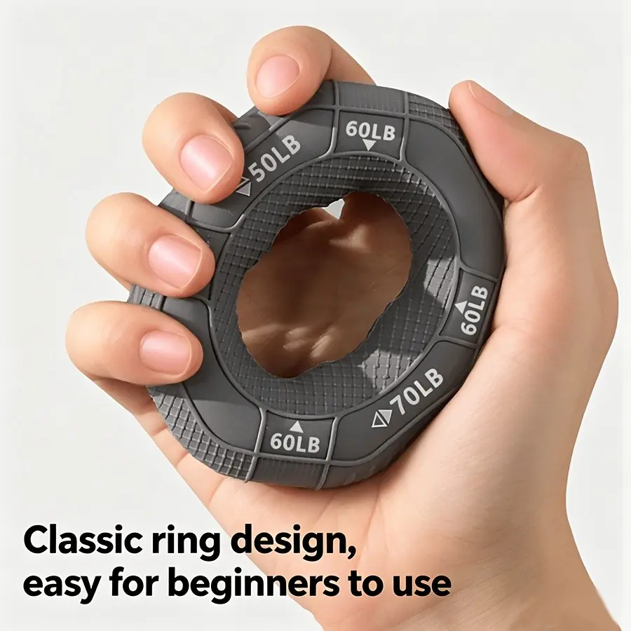 Hexagonal Silicone Grip Strengthener, Three-Level Resistance, Hand and Wrist Strength Trainer, Professional Hand Muscle Exercise, Home Gym Equipment