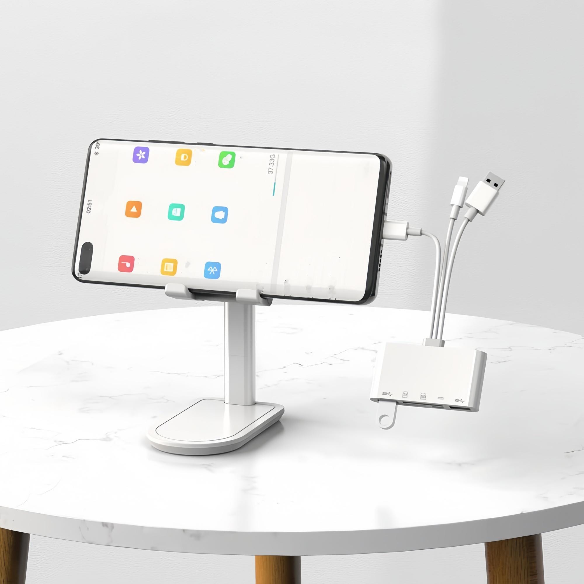 USB 3.0 Type-C Card Reader, Multi-functional Card Reader, Plug and Play Card Reader Compatible with iPhone & Android Type-C, Phone Accessories, USB C Interface