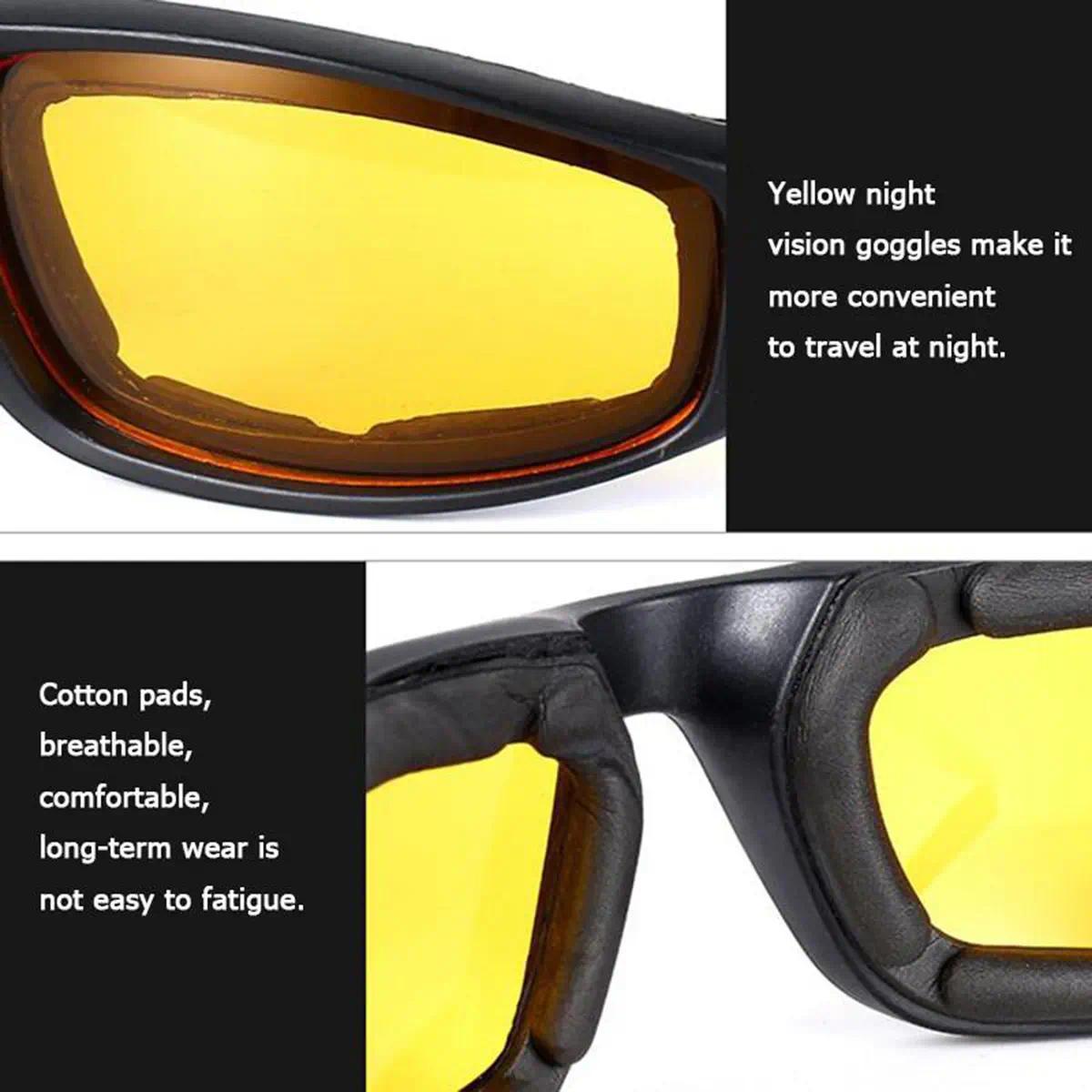 3-Pack Tactical Sports Goggles for Women Impact & Wind Protection CS Gaming Eyewear Windshield Cycling Glasses Lightweight Comfortable Shatterproof Eye Protection Perfect for Outdoor Hiking Running Fishing & Active Sports